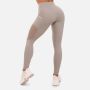 Women‘s Mesh Panel Leggings Grey - GymBeam