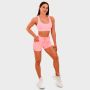 Mesh Panel Sports Bra Pink - GymBeam