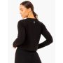 Women‘s Foundation Long Sleeve Top Black - Ryderwear