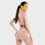 Marl Seamless Crop Top Rose Gold - SQUATWOLF