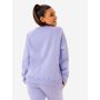 Women‘s Adapt Boyfriend Sweater Lavender - Ryderwear