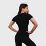 Women‘s FIT T-Shirt Black - GymBeam