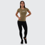 Women‘s FIT T-Shirt Olive - GymBeam