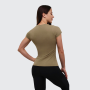 Women‘s FIT T-Shirt Olive - GymBeam