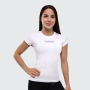 Women‘s FIT T-Shirt White - GymBeam