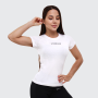 Women‘s FIT T-Shirt White - GymBeam