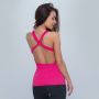 Women’s Crossed Tank Top Hot Pink - GymBeam