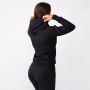 Women’s Zipper Hoodie Black - GymBeam