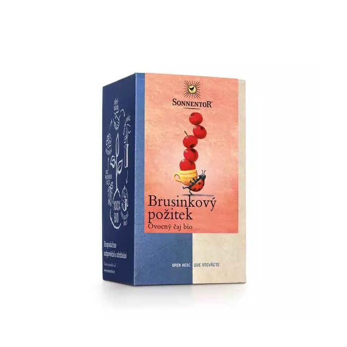 BIO Cranberry Pleasure Fruit Tea 18x2.8g - Sonnentor