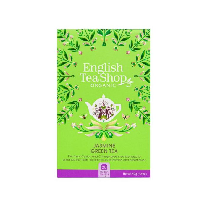 BIO Green tea with jasmine and elderflower - English Tea Shop