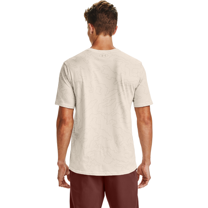 All Over Wordmark T-Shirt Brown - Under Armour