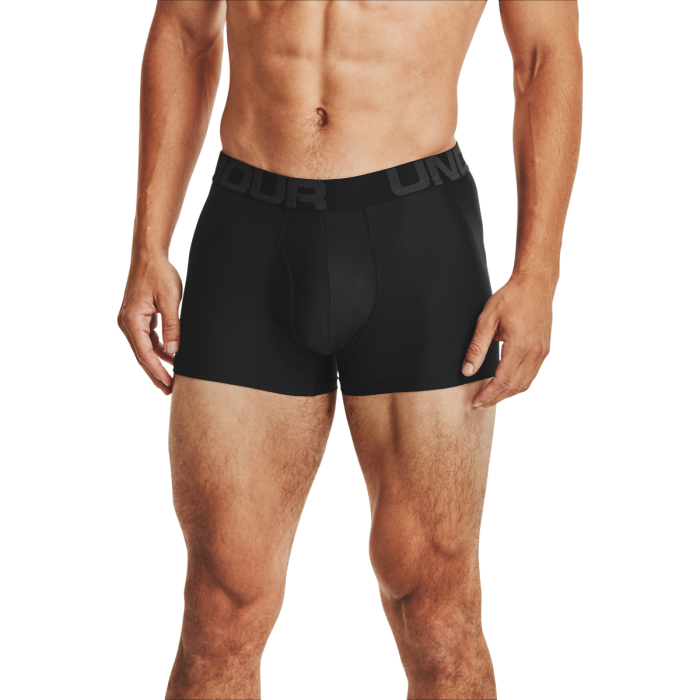 UA Tech 3in Boxer Briefs 2-Pack Black - Under Armour