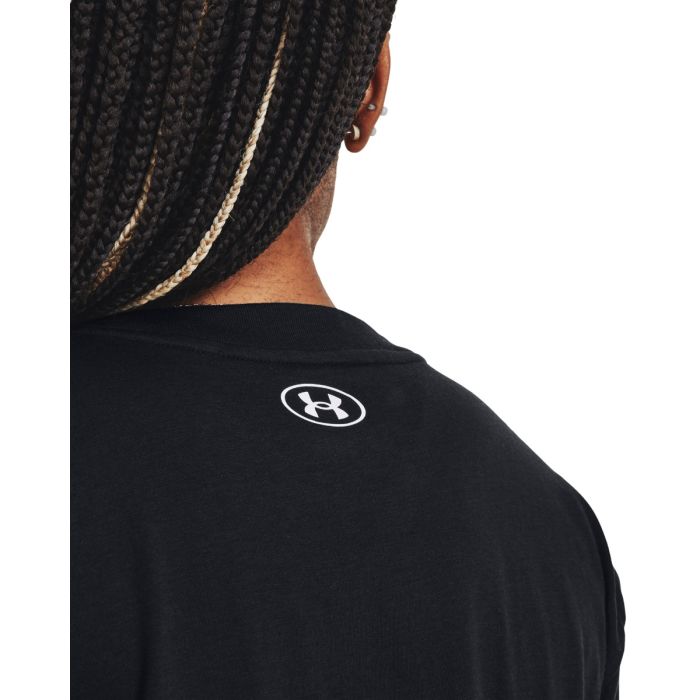 Women‘s Collegiate Crest Crop Top SS Grey - Under Armour