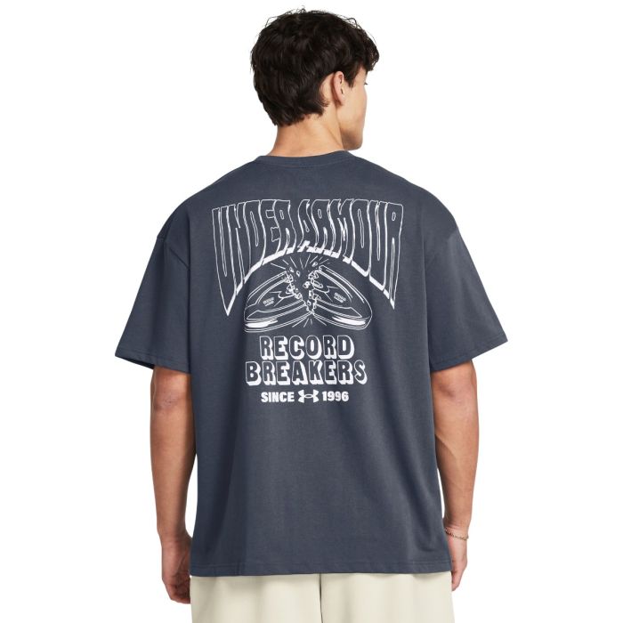 Men‘s HW RECORD BREAKERS T-Shirt SS Grey - Under Armour