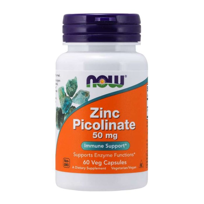 Zinc Picolinate 50 mg - NOW Foods