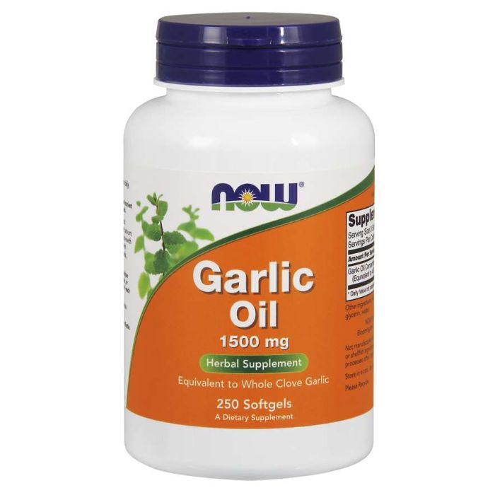 Garlic Oil 1500 mg - Now Foods