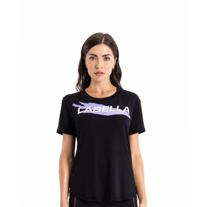 Women‘s Dopamina Cycling T-Shirt Black - LABELLAMAFIA