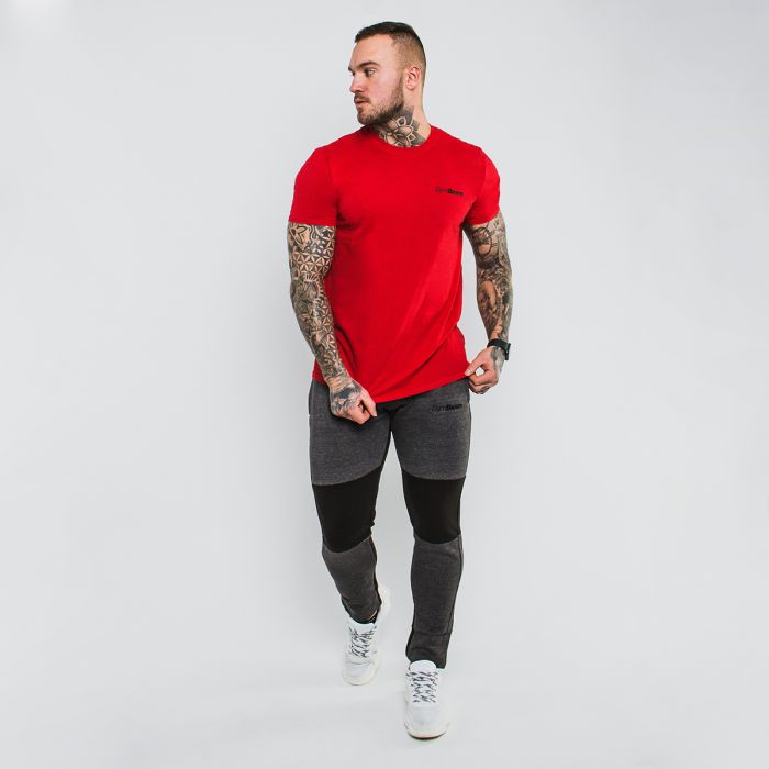 Men‘s Basic T-Shirt Cherry Red - GymBeam