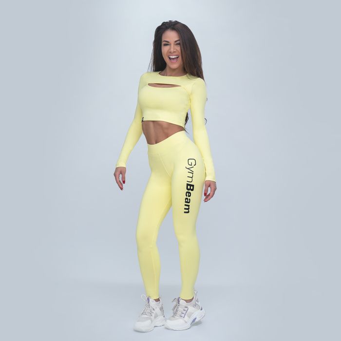 Women‘s Advanced Leggings Lemon - GymBeam