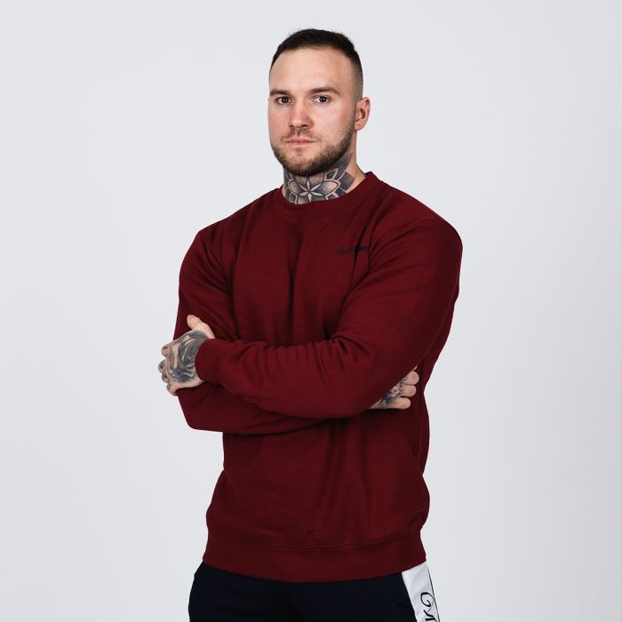 Men‘s Basic Jumper Burgundy - Gymbeam