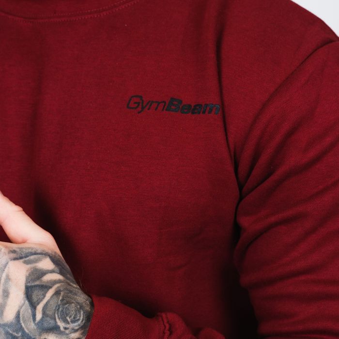 Men‘s Basic Jumper Burgundy - Gymbeam