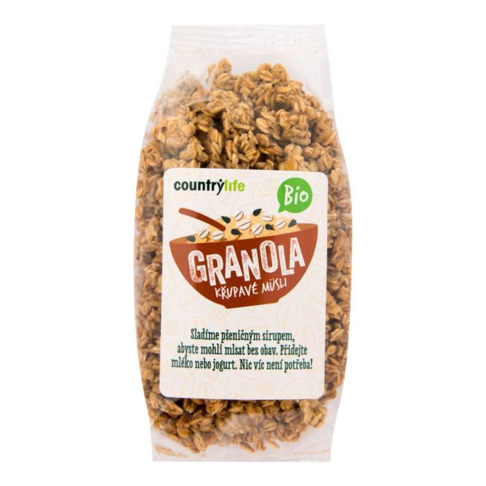 BIO Granola - Crispy Oatmeal 350g - Country Life