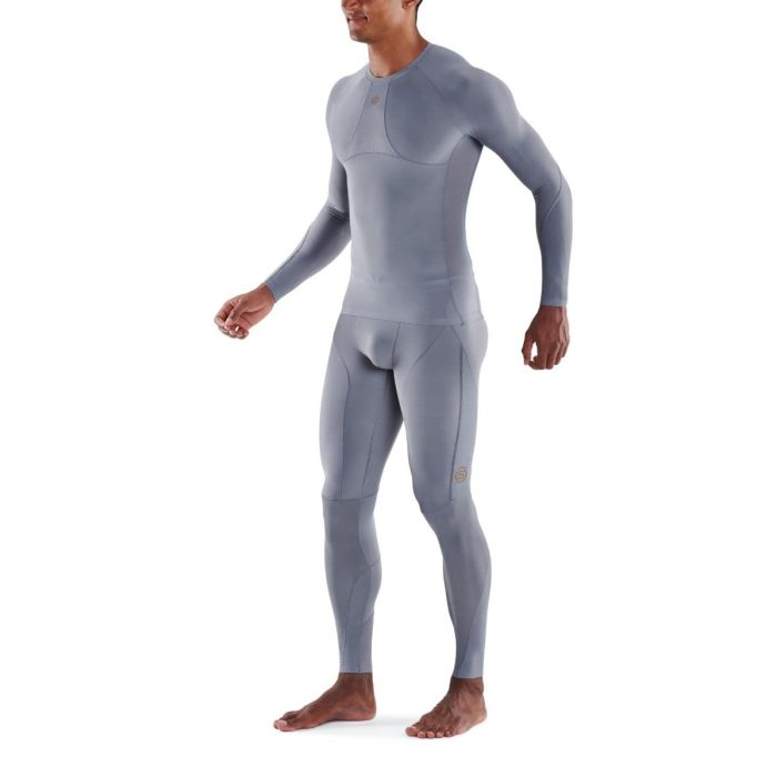 Series-5 Long Sleeve Compression Top Grey - SKINS