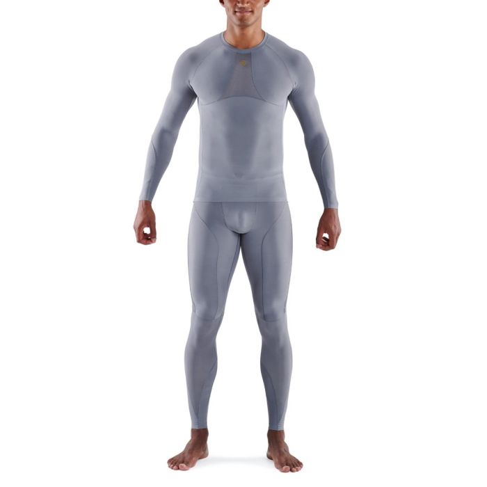 Series-5 Long Sleeve Compression Top Grey - SKINS