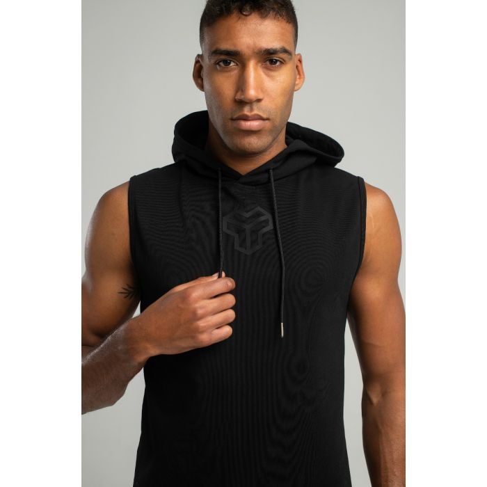 Essential Tank Top Hoodie Black - STRIX