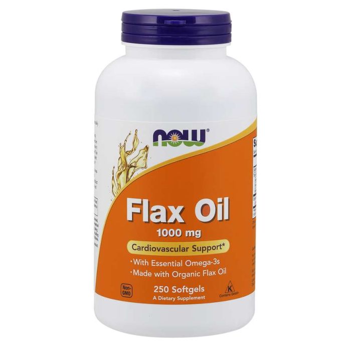 Flax Oil 1000 mg - NOW Foods