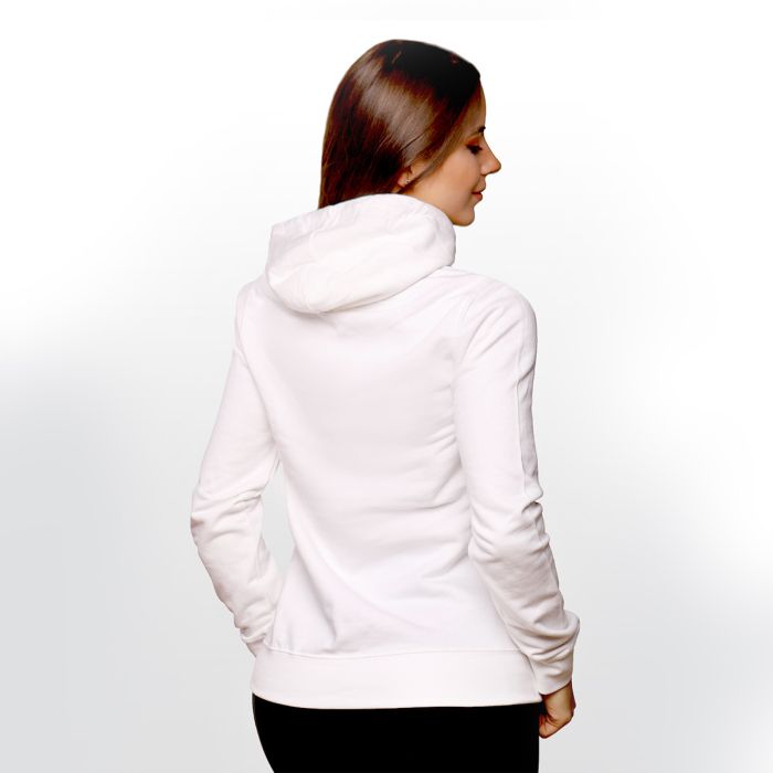 Women’s PRO Hoodie White - GymBeam