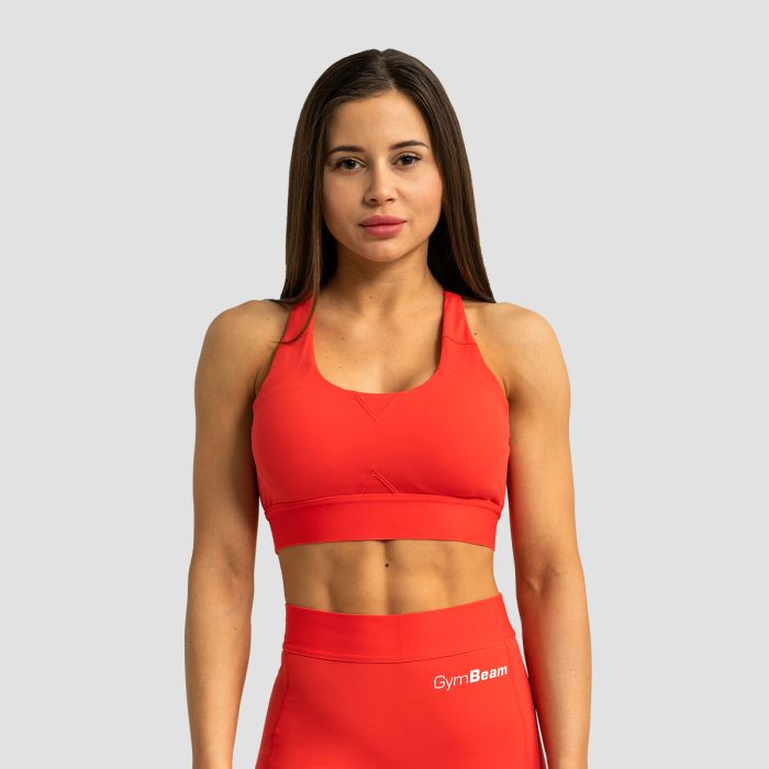 Limitless Sports Bra Hot Red - GymBeam