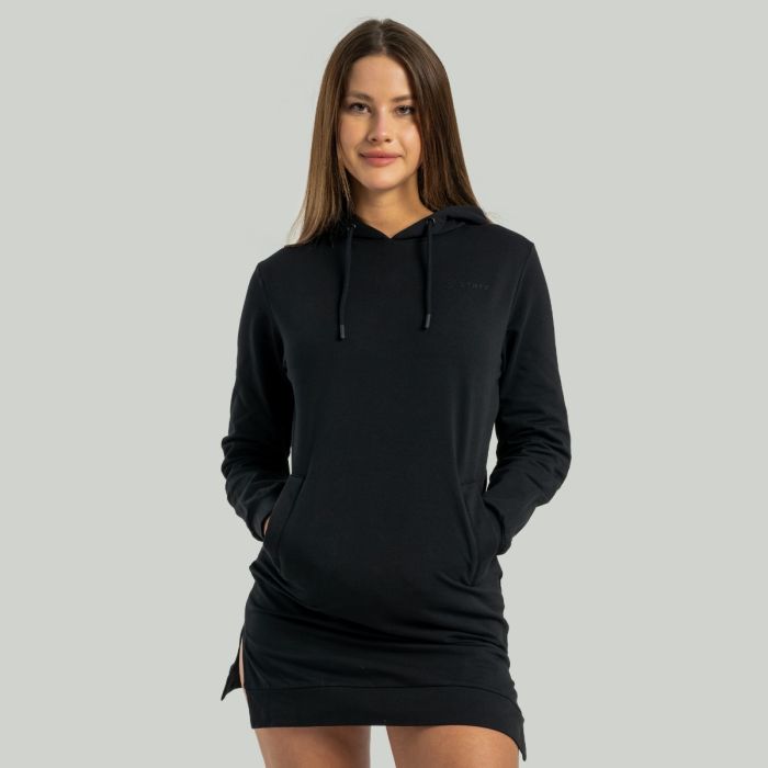 Women‘s ALPHA Longline Hoodie Black - STRIX