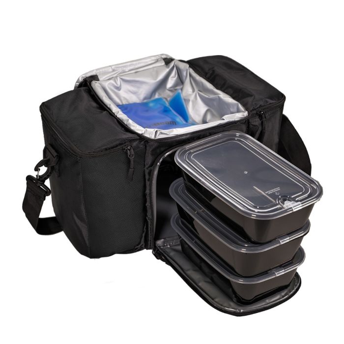 Advanced Prep Food Bag Black - GymBeam