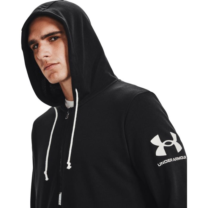 Rival Terry FZ HD Hoodie Black - Under Armour