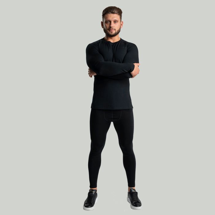 Men‘s MERINO I Leggings Black - STRIX