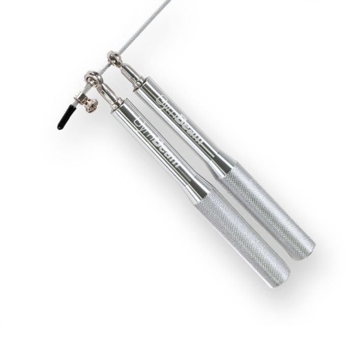 Metal Jumping Rope Silver - GymBeam