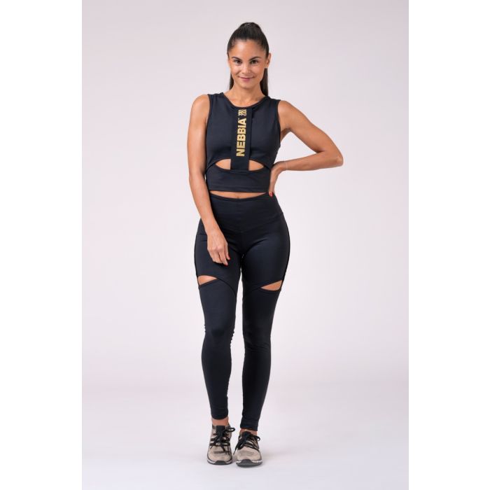 Women‘s Honey Bunny Leggings Black - NEBBIA