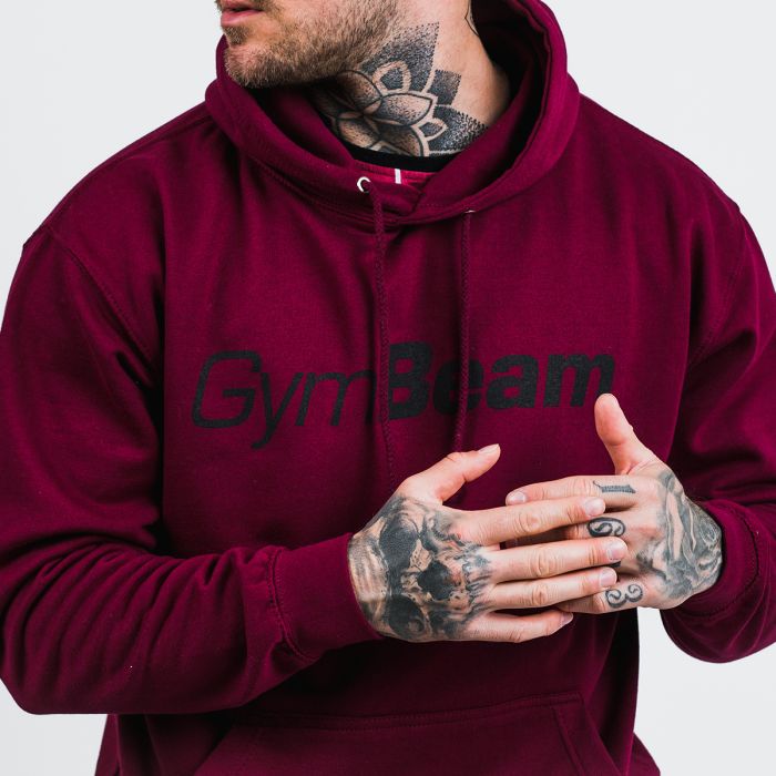 PRO Hoodie Burgundy - GymBeam