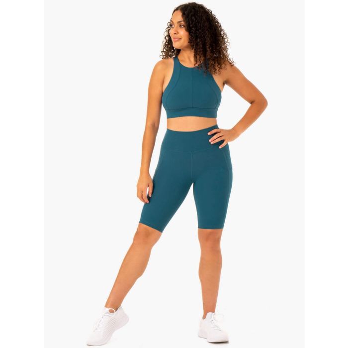 Reset High Impact Sports Bra Teal - Ryderwear