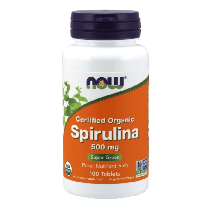 Spirulina 500 mg - NOW Foods