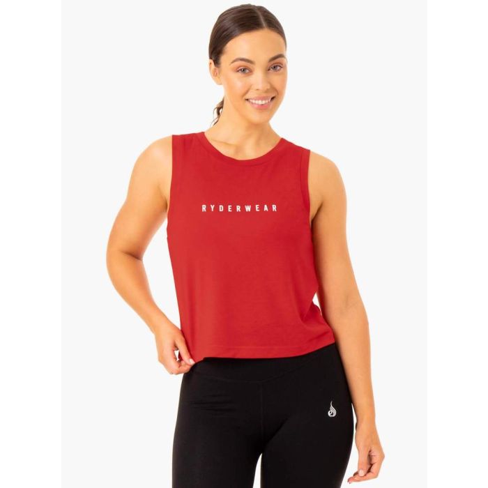 Women‘s Replay Tank Top Red - Ryderwear