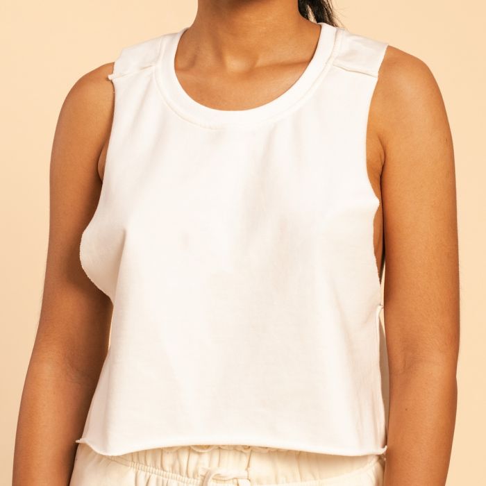 Women‘s Serenity Tank Top Ivory - BeastPink