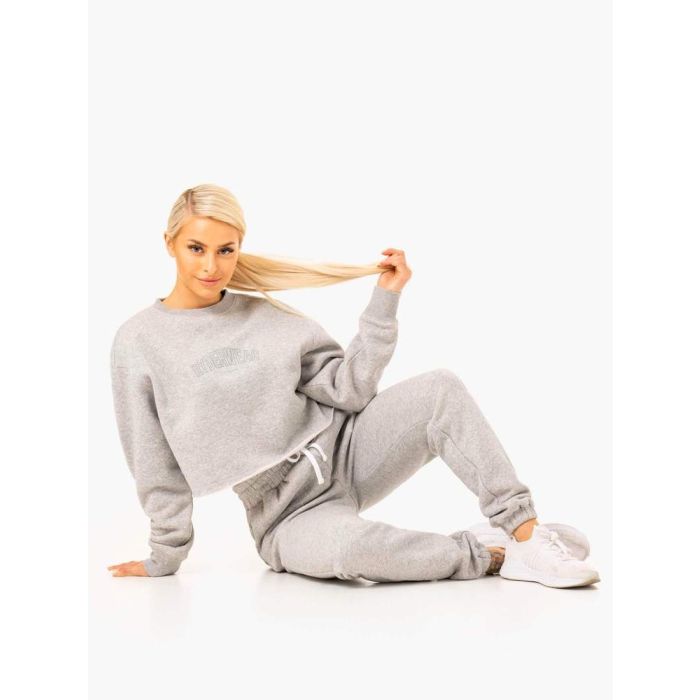 Women‘s Ultimate Fleece Sweater Grey - Ryderwear