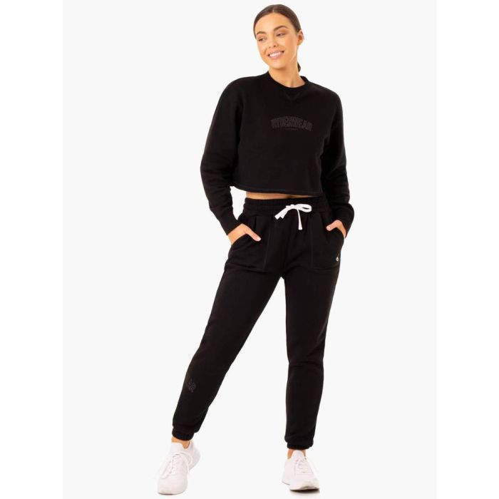 Women‘s Ultimate High Waisted Joggers Black - Ryderwear