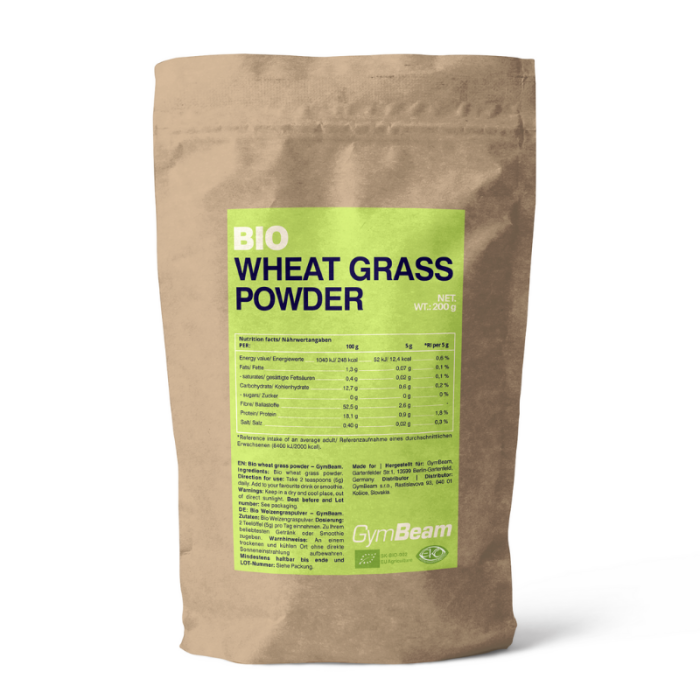 BIO Wheat Grass Powder - GymBeam