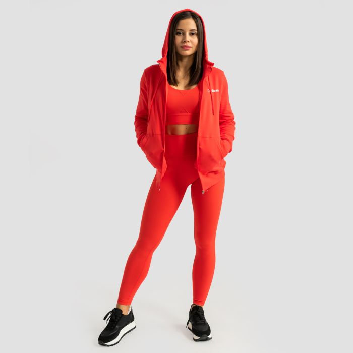 Women‘s Limitless High-Waisted Leggings Hot Red - GymBeam