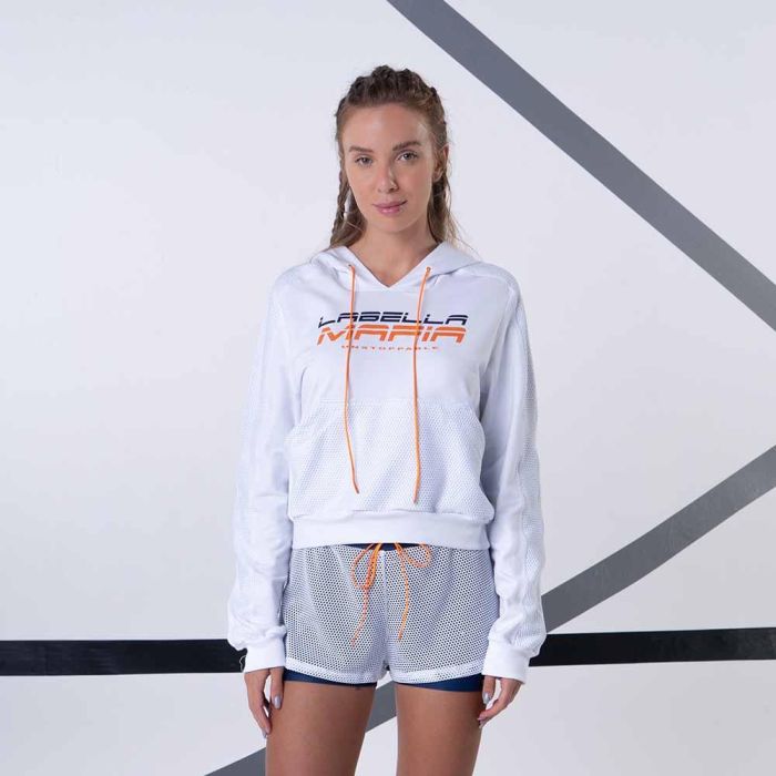 Women‘s Energy Hoodie White - LABELLAMAFIA