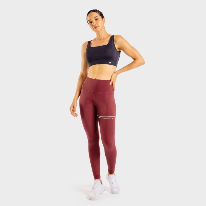 Women‘s Flux Leggings Maroon - SQUATWOLF