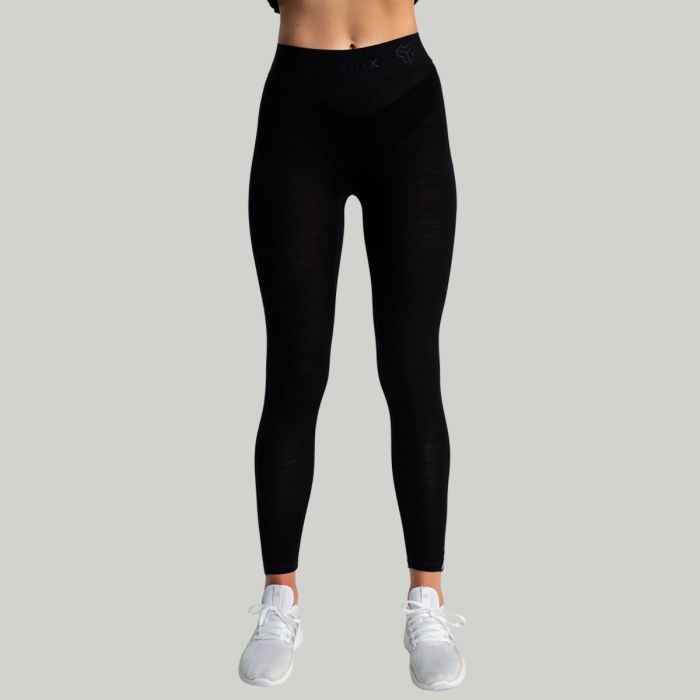 Women‘s MERINO I Leggings Black - STRIX